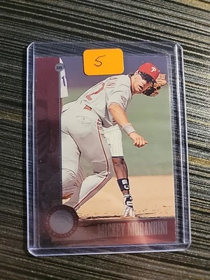 1996 Leaf - Mickey Morandini #42 Silver - Image 1 of 3