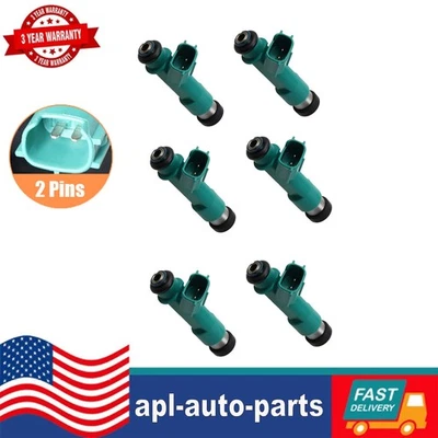 Juego de 6 inyectores de combustible 23209-39075 para Toyota 4Runner 2003-09 FJ Cruiser 07-09 Foto 1 de 4