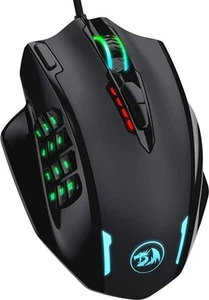 Redragon M908 Impact 12,400 DPI 19 Button Wired Mouse For PC Computer - Picture 1 of 1