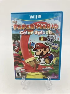 Videojuego Paper Mario Color Splash Nintendo Wii U 2016 sin manual - Imagen 1 de 4