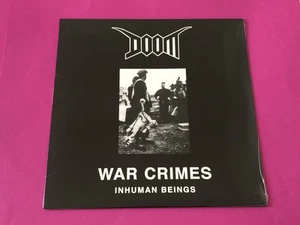 Doom - War Crimes (Inhuman Beings) (LP, Album, RE) (Mint (M)) - Rock Crust, Punk - Picture 1 of 2