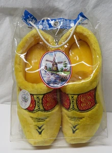 Holland bequeme gelbe Clog Hausschuhe Dutch Design Herren 14 NEU Holzschuh - Bild 1 von 4