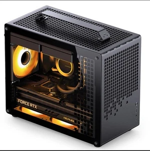 JONSPLUS Z20 Black Micro-ATX Mini Tower PC Case - Photo 1/8