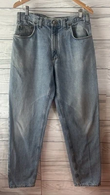 Arizona Big Ring Denim Jeans Mens 32 36  Loose Fit Tapered Leg Retro Blue j45 - Image 1 of 4