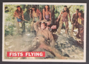 Davy Crockett 1956 Western Topps Card #31 (EX Minor Corner Wear)