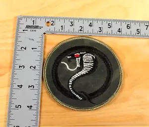 Parche bordado de 4" material verde oscuro lingotes de plata militares del ejército - Imagen 1 de 3