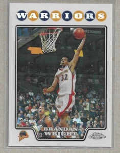 2008-09 TOPPS CHROME "REFRACTOR" BRANDAN WRIGHT #88 NM-MT+ WARRIORS - Picture 1 of 2