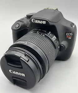 CANON EOS Rebel T5 EOS DS126491 18.0MP Digital SLR w/ 18-55mm Lens + Battery - Picture 1 of 5