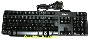 OEM Dell DJ413 0DJ413 French Canadian 104-Keys Black USB Keyboard SK-8115 - Picture 1 of 1