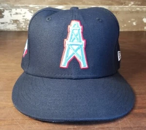 Houston Oilers New Era 59FIFTY Fitted 7-1/8 Hat - Luv Ya Blue NFL & Texas Logo  - Picture 1 of 12