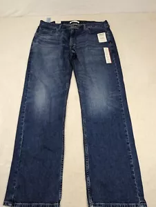 Levi's Signature Series Relaxed Straight Leg Jeans Men’s Blue Denim 38x32 - Picture 1 of 23