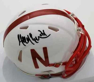 Mike Brown Signed Nebraska Cornhuskers Speed Mini Helmet (Beckett Witness QR) - Picture 1 of 7