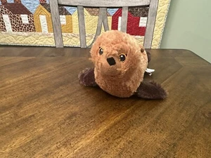 Eco Pal Wildlife Artists Plush Sea Lion Brown Stuffed Animal Toy 11" Long - Picture 1 of 3