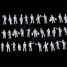 100 pcs 7mm Figures ZZ Scale Gauge Small Figures standing sitting People 1:300