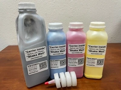 (300g/200g) 4 Toner Refill for Lexmark CS/CX921 923 920 921 922 923 924 (REFILL) - Image 1 of 4