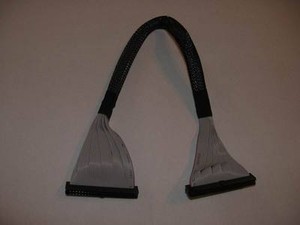2,5" IDE Rund-Kabel 44polig, 2 Abgriffe, 30cm