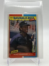 1987 Fleer Baseball's Best Rickey Henderson Baseball Card #18 Mint FREE SHIPPING