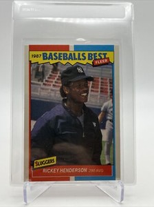 1987 Fleer Baseball's Best Rickey Henderson Baseball Card #18 Mint FREE SHIPPING