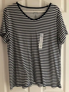 5 neue olivblaue Damen-T-Shirts Croft & Barrow Sonoma Goods For Life XXL - Bild 1 von 5