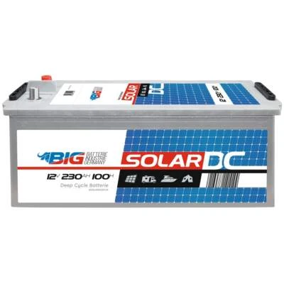 BIG Solarbatterie 12V 230Ah Versorgung Wohnmobil Boot Batterie statt 220Ah 200Ah - Bild 1 von 4