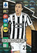 Panini, footballers Adrenalyn XL 2021-22: card platinum Federico Chiesa (Juventus 