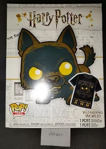 Harry Potter Sirius Black Flocked Pop & T-shirt Sealed Box Size XL HotTopic - Imagen 1 de 6