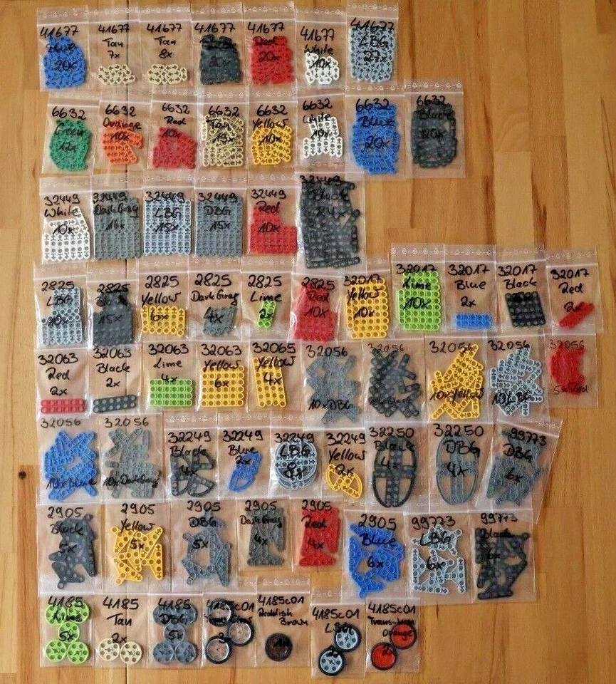 LEGO TECHNIC LIFTARM DÜNN (THIN) - VERSCHIEDENE AUSFÜHRUNGEN--SAMMLUNGSAUFLÖSUNG - Bild 1 von 1