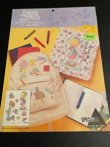 PRECIOUS MOMENTS STOFFAPPLIKATION OHNE NÄHEN VON #517 - SCHULTAGE - Bild 1 von 1