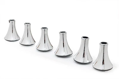 Marco de cama cromado marca Kings patas deslizantes para reemplazar ruedas, juego de 6 Foto 1 de 4