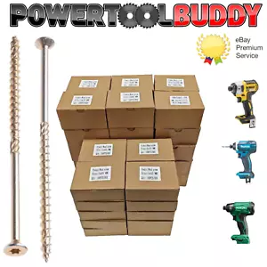 Viti per Legno TORX Trade Pack 5000 Truciolato CSK Coppia Bassa + Avvitatore a Percussione Omaggio - Foto 1 di 11