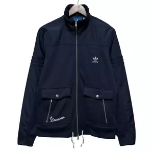 FW10 adidas Originals x Vespa Track Jacket - Men, Navy Blue, M - Picture 1 of 22