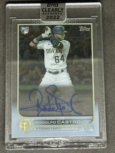 2022 Topps Clearly Authentic Autographs - #CCA-RCA Rodolfo Castro - Picture 1 of 2