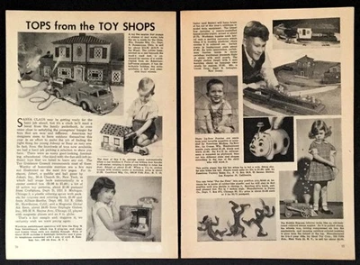 Doepke Fire Truck 1952 Toy pictorial American Flyer Station-Lionel Barrel Loader - Image 1 of 2