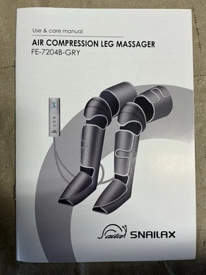 Snailax Masajeador de Piernas con Calor, Compresión de Aire Masajeador de Pie de Pantorrilla Rodilla con Calor Foto 1 de 3