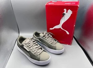Puma Vikky Gray Green Soft Foam Olive Sneaker Women's Size 8.5 Platform Shoes - Picture 1 of 10