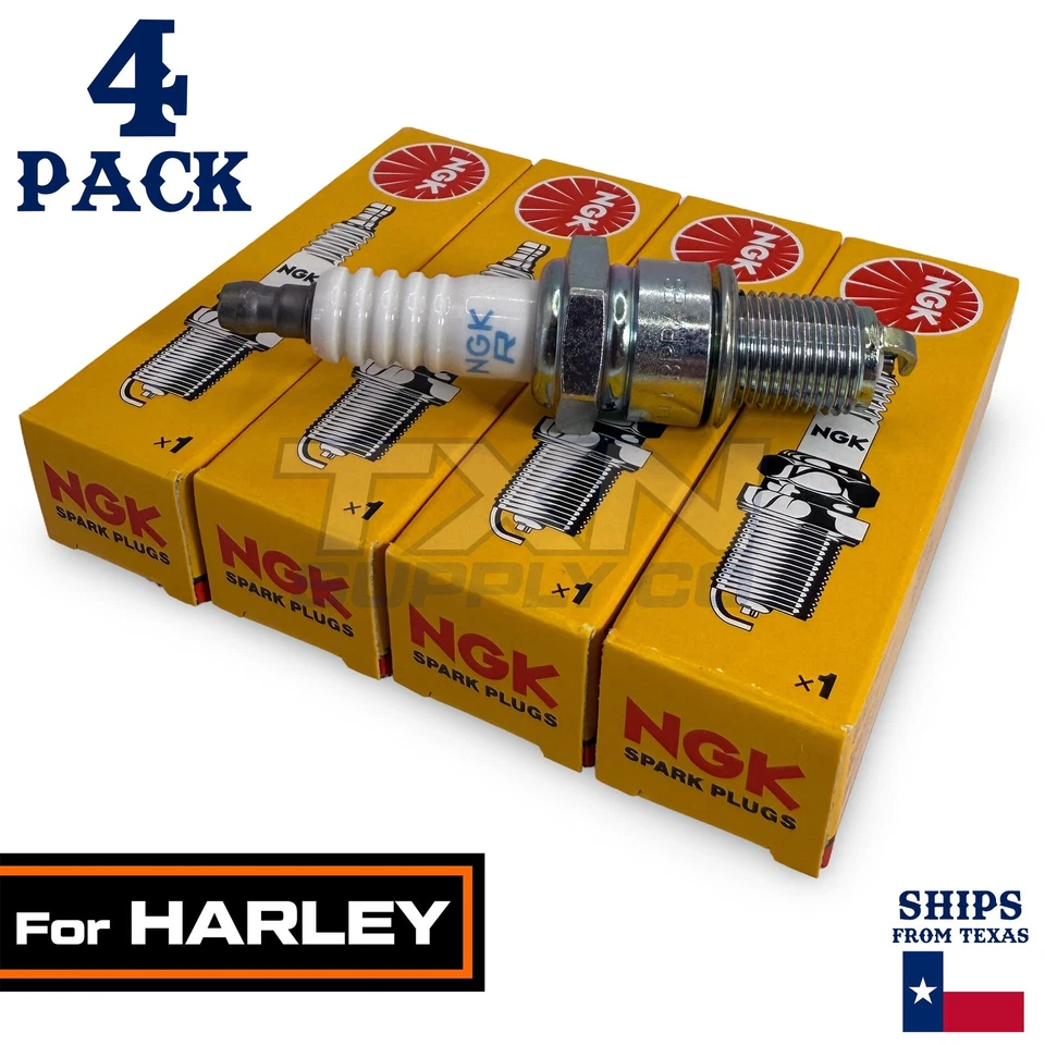 4 Pack NGK Spark Plug - For FXD 1450 Dyna Super Glide Harley-Davidson - Image 1 of 3