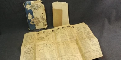 Camisa Blusa DuBarry Años 30 Patrón 1254b Instrucciones Manga Corta Larga De Colección Foto 1 de 4