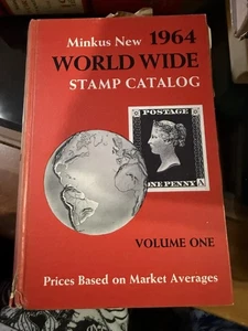 Minkus Neu 1964 Weltweiter Briefmarkenkatalog Hardcover Band 1 - Bild 1 von 2
