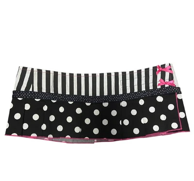 波点迷你裙-粉色/黑色 — 第 1/3 张图片