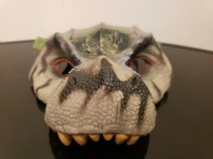 Jurassic World Park Tyrannosaurus Rex Mask Green T-Rex Halloween Kid Costume - Picture 1 of 6