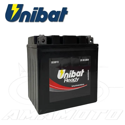 BATTERIA UNIBAT CB10L-BP=YB10L-BP PIAGGIO BEVERLY 500 2002 2003 2004 2005  - Immagine 1 di 4