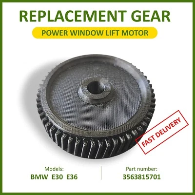 3563815701 BMW E30 E36 Inside Gear of Power Window Lift Regulator Motor - Image 1 of 4