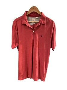 Volcom Collared Polo Shirt Red Mens Size Large Good Condition - Picture 1 of 10