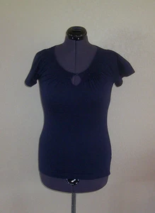 Top tejido azul marino pequeño Merona para mujer - Imagen 1 de 2