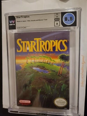 Startropics (Nintendo NES, 2000) Wata 8.5 A   NOT VGA Or CGC - Image 1 of 2