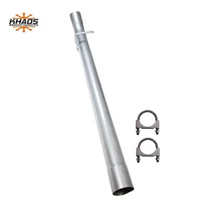 2014-2017 Chevy GMC Silverado Sierra 1500 Muffler Delete Aluminized Steel  - Picture 1 of 6