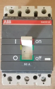 ABB S3N Sace S3 60A 500V 3P Leitungsschutzschalter - Bild 1 von 3
