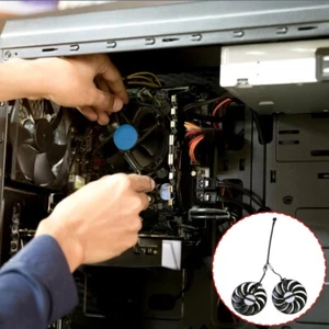 High Efficiency GPU Cooling Fan FDC10U12S9-C For RX5500XT Graphics Card 5Pin - Afbeelding 1 van 8