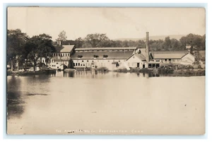 1908 Atwater Manufacturing Company Southington CT RPPC seltene Ansicht - Bild 1 von 3
