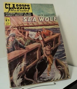 Classics Illustrated - Sea Wolf by Jack London - 1964 - Picture 1 of 3